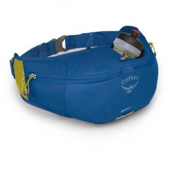 Riñonera Osprey Savu 2L Azul, mochila de montaña, capacidad de 2 litros, diseño ergonómico, material resistente al agua, múltiples compartimentos para organización