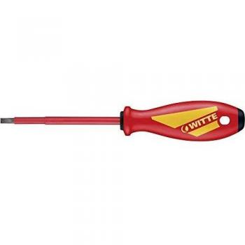 WITTE 53701 - Destornillador aislado de boca plana MAXX VDE