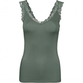 Vero Moda Women's Lace Trim Fitted Tank Top Roma