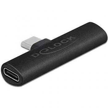 Adaptador USB Type-C a 2 x USB Type-C PD, Negro