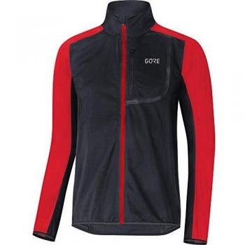 Gore Wear 100274 Chaqueta, Hombre, Negro/Rojo, M