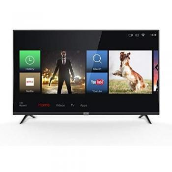 TCL 43DP602, Televisor de 43 pulgadas, Smart TV con UHD 4K, HDR, Dolby Digital Plus, T-Cast y sintonizador Triple, Color Negro