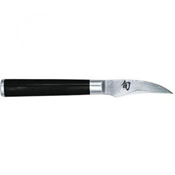 KAI Shun Damasco DM-0715 – Cuchillo mondador de 6,5 cm con hoja de acero inoxidable VG10, acabado damasco, mango ergonómico de madera Pakka y diseño equilibrado para un corte