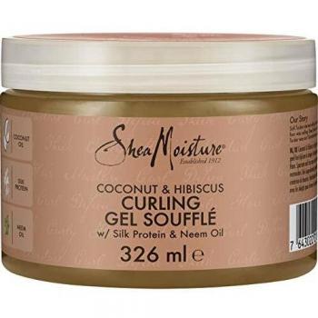 Shea Moisture Coconut & Hibiscus Curling Gel Souffle, with Silk Protein & Neem Oil 326 ml