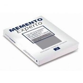 Memento Experto Ley De Sociedades De Capital
