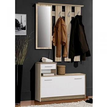 Juego de Muebles Bigbuy Home Pili Blanco 97.5x180x25 Cm
