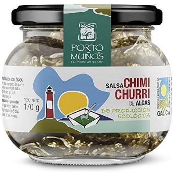 Porto Muiños Salsa Chimichurri de Algas de Producción Ecológica - 212 gr