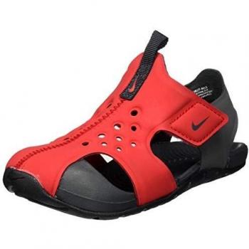 Nike Sunray Protect 2 (TD) Slide Sandal, University Red/Anthracite-Black, 9.5 UK Child