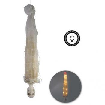 Partilandia Momia decorativa colgada boca abajo con Luz de 89 cm
