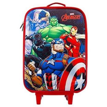 KARACTERMANIA Los Vengadores vs Thanos-Maleta Trolley Soft 3D, Multicolor