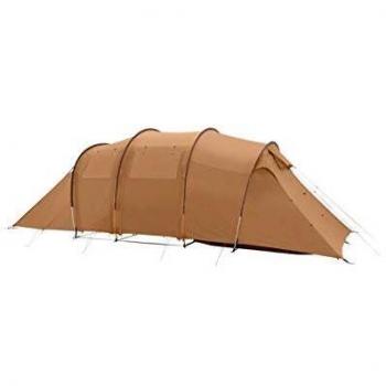 Nordisk Reisa 6 PU Tent - Cashew Brown, 6-Person Capacity
