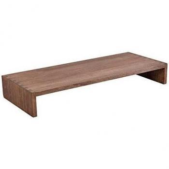 Soporte de monitores para pupitres de madera para computadoras, computadoras portátiles e impresoras de televisión
