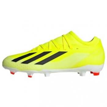 Botas de Fútbol Adidas X Crazyfast League FG para Hombre en Color Amarillo, Talla 46.5, Unisex Adulto, Team Solar Yellow 2 Core Black FTWR White
