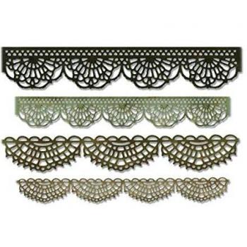 Troquel Sizzix Thinlits Set 4 piezas - Ganchillo