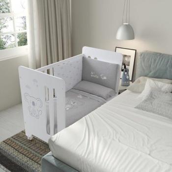 Cuna Micuna Koala Colecho Blanco 60x120 cm con Regalo de Colchón