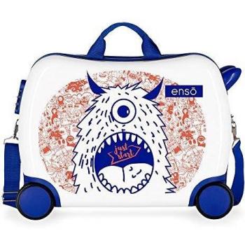 Enso Fantasy Maleta Infantil Multicolor 50x38x20 cms Rígida ABS Cierre combinación 34L 2,3Kgs 4 Ruedas Equipaje de Mano