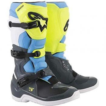Alpinestars Tech 3 Motocross Boots - Black/White, Size 14 (EU 49.5)