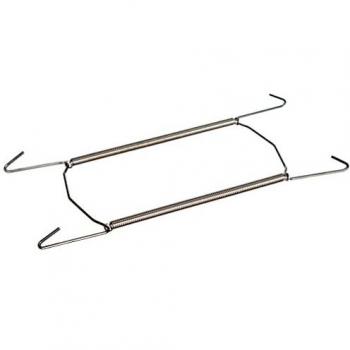 Metaltex CUELGAPLATOS DE 18 A 26 CMS, Negro, Estandar