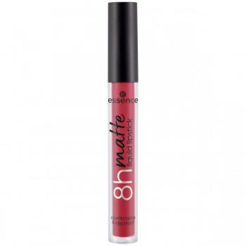 Essence 8h Matte Liquid Lipstick - Shade 07, Classic Red, Long-Lasting, Matte Finish, Quick-Drying, Vegan, Waterproof, Oil-Free, Alcohol-Free, Volume: 2.5 ml