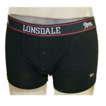 Lonsdale London Oakworth Men's Boxer Shorts - Black - Pack of 2 (Sizes M to XXL)