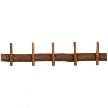 Perchero de Pared Madera de Abeto 58 x 10 x 11 cm