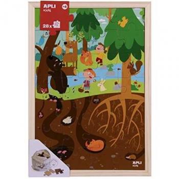 APLI Kids- Puzle, Multicolor