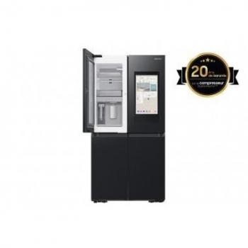 Samsung Frigorífico Side by Side 636 L No Frost Clase E Negro con Family Hub y AI Vision