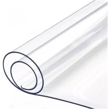 Mantel Mesa Transparente de PVC 15 Micrones 100x140 cm | Protector de Muebles Antimanchas