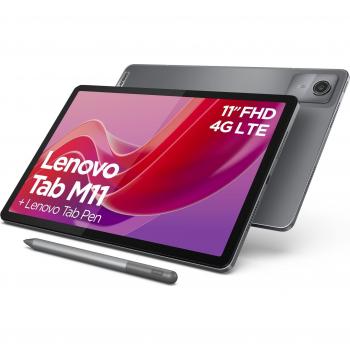 Lenovo Tab M11 11 4GB/128GB LTE Gris (Luna Grey) con Pen, Mediatek, Wi-Fi 5 (802.11ac), Android 13
