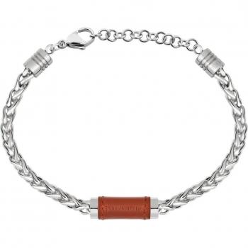 Pulsera de Acero Inoxidable y Cuero MORELLATO GIOIELLI Mod. MOODY