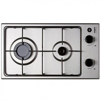 Domino de Gas Inoxidable de 2 Fuegos con Termopar 290x510 mm - 4Kw
