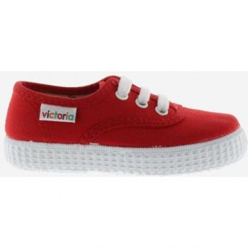 Victoria 1915 Zapatillas de lona unisex con cordones blancos 106613