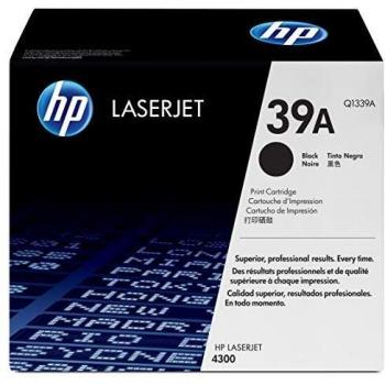 Hp Hewlett Packard Black Laser Laserjet Toner Cartridge Q1339A 39A