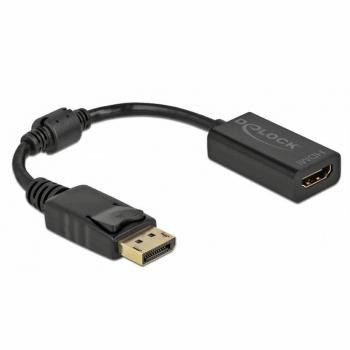 Adaptador DisplayPort a HDMI DELOCK 61011 Negro