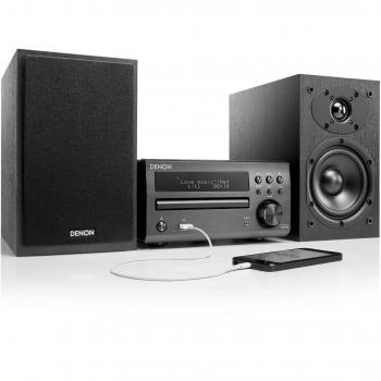 Denon D-M 40 - Sistema de audio, tamaño micro, color negro