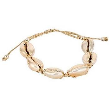 Córdoba Jewels | Pulsera en Acero bañado en Oro con diseño Concha Gold