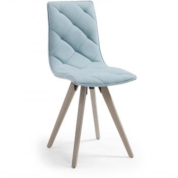 Kave Home Silla Kuta, azul claro