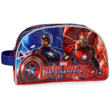 Marvel Civil War Neceser de Viaje, 4.99 litros, Color Rojo
