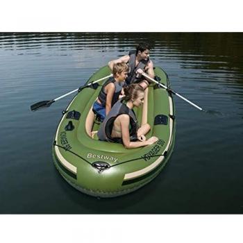 Bestway 65001 - Barca Hinchable con Remos Voyager 500 Para 3 Personas