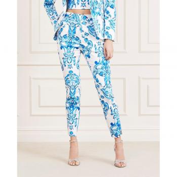 Pantalones Con Estampado Integral Marciano by Guess - Pantalón estampado mujer, diseño integral, ajuste cómodo, material ligero y transpirable, ideal para ocasiones casuales