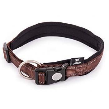 Collar de perro ajustable de nylon Arka Haok L con correa incluida