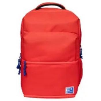 Mochila Escolar B-Out Oxford con Lunchbox y Compartimento Isotérmico, Cremallera Expandible, Tirantes Acolchados Ajustables, Fabricada de RPET (Plástico Recicl