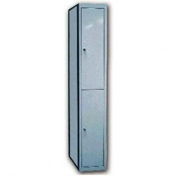TAQUILLA METALICA AR STORAGE 50X180X40 CM 2 PUERTAS CON LLAVE COLOR GRIS CONTINUACION