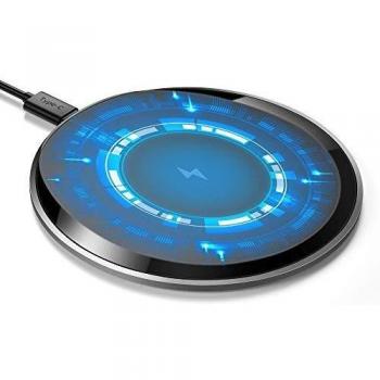 Cargador Inalámbrico 15W Rápido Magnética, USB-C PD18W QC3.0 Qi Wireless Charger 15W/10W/7.5W/5W para 12/12Pro/SE/11/11Pro MAX/XS/XR/X/8 Plus, Galaxy S20/Note 10/S10/S10e/S9/S8/S7 iPhone Android
