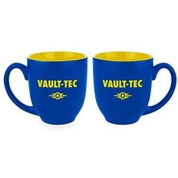 Fallout Taza Vault-Tec Azul/Amarilla