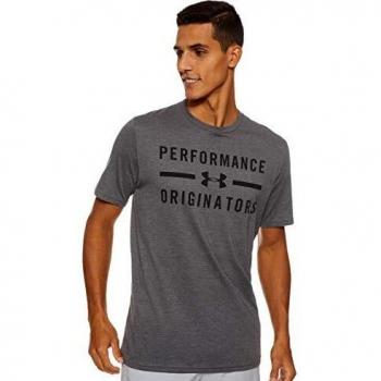 Under Armour UA Performance Originators SS Camiseta, Hombre, Gris