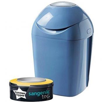 Tommee Tippee Sangenic Tec - Contenedor de pañales, color azul