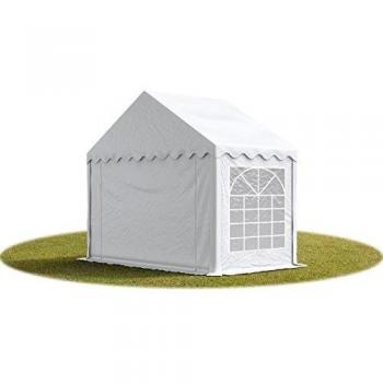 Carpa para fiestas TOOLPORT 3x2 m, lona PVC 700 N, impermeable, color blanco