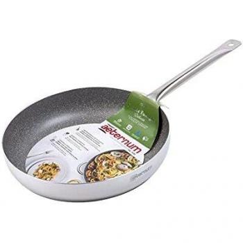 Sartén Aeternum Grande Famiglia Deluxe 36 cm Antiadherente Inducción Aluminio Plata