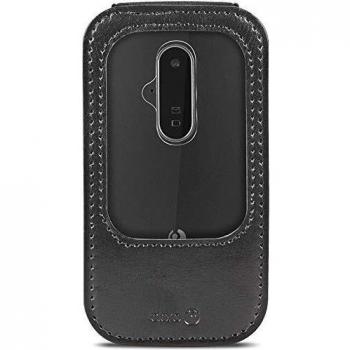 Funda para teléfono móvil Doro 7080, color negro, compatible con dispositivos de 2.8 pulgadas, paquete minorista sellado